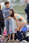 Jessica Lowndes : Bikini on the Set of 90210 : October 15, 2010